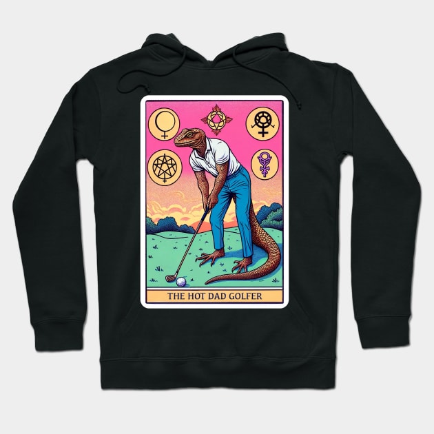 The Hot Dad Golfer Hoodie by L.C. Tarot